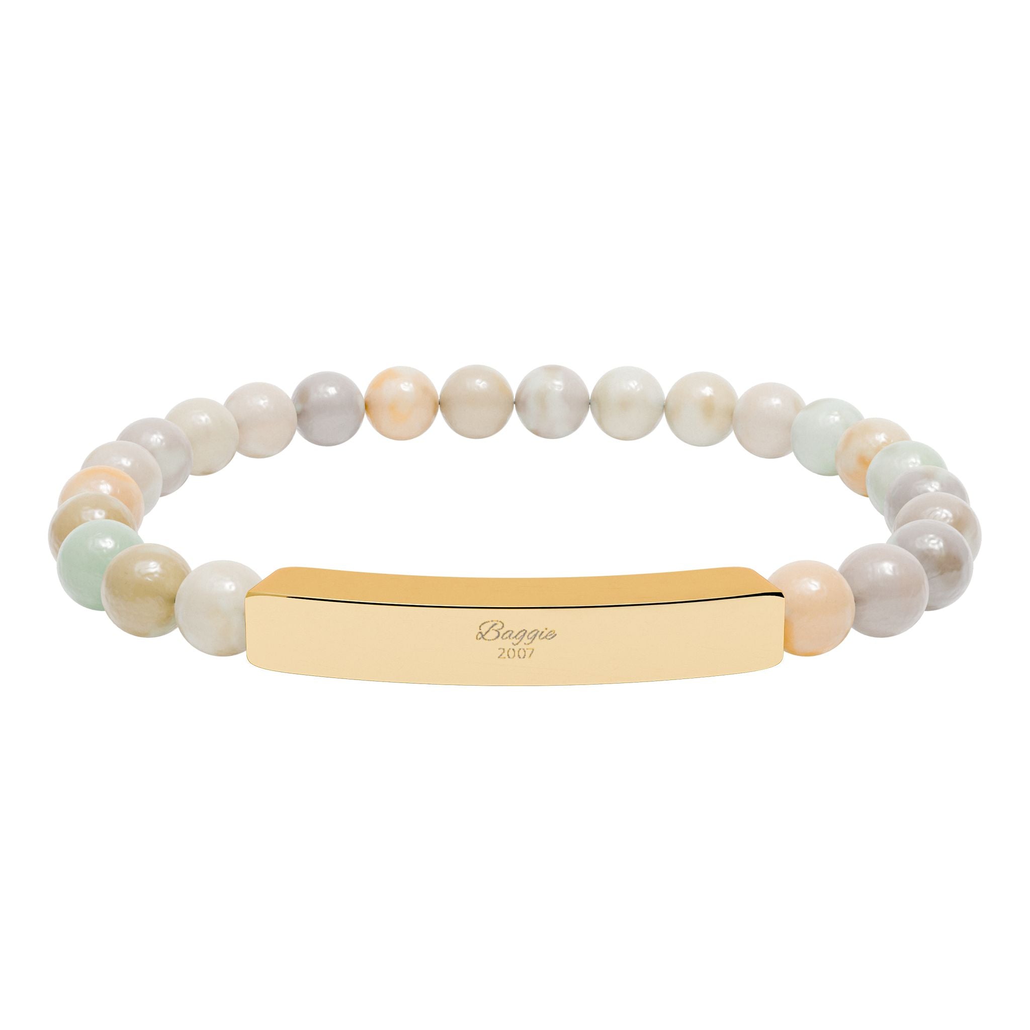 Baggie 2007 - Natural Stone Bar Bracelet